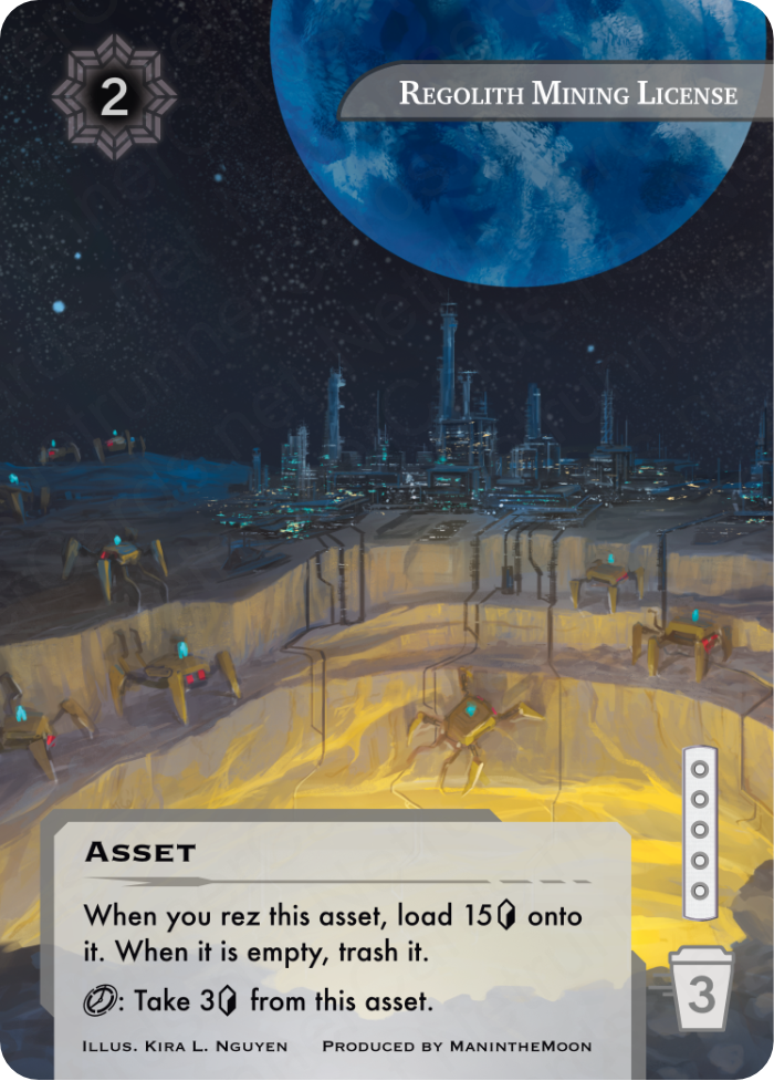 Regolith Mining License - Playset