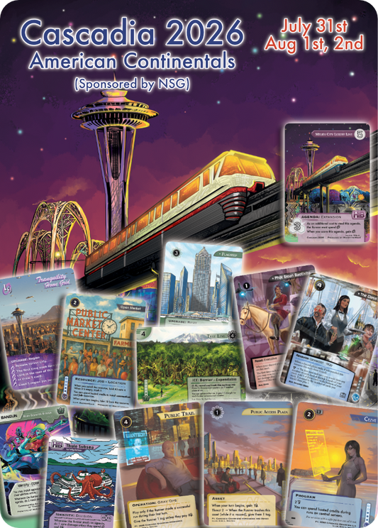 Cascadia 2026 Ticket - Netrunner in-person continentals
