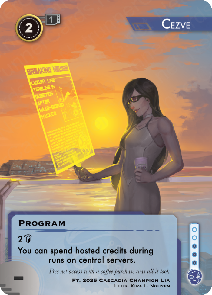 Cascadia 2026 Ticket - Netrunner in-person continentals