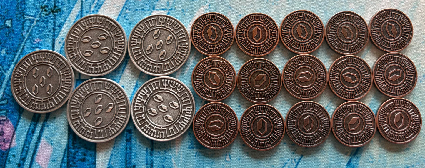 Metal Netrunner Credit Tokens