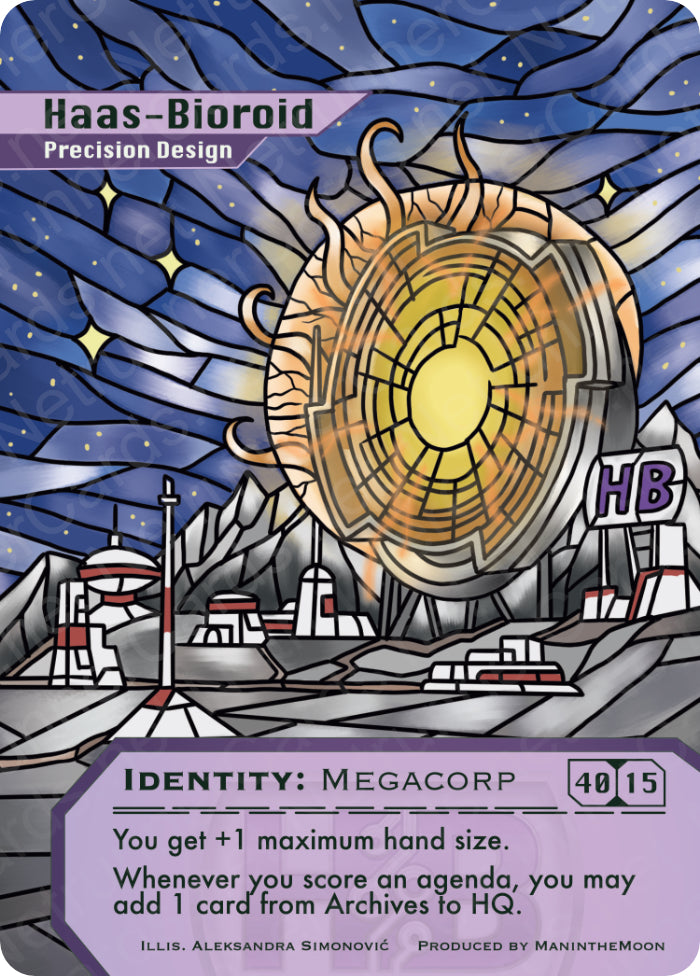 Precision Design - Alt-art by Aleksandra Simonović – Netrunner Cards